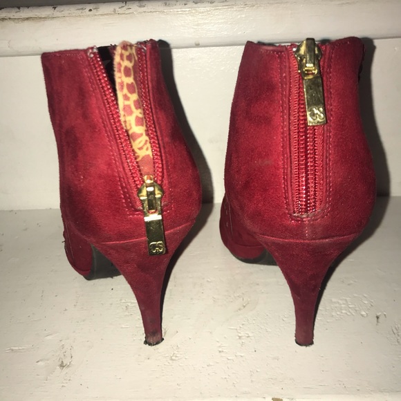 Red lattice heels - Picture 3 of 3